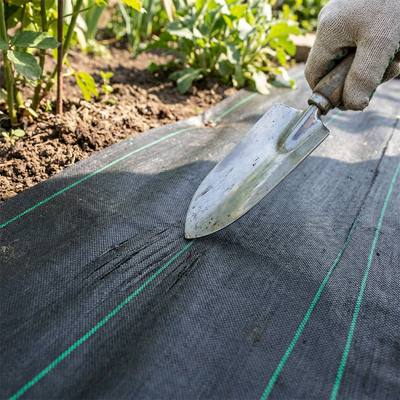 🌿 50 % RABAT NU! ⛏️ Ukrudtsdug – Blokerer sollys, åndbart og slidstærkt – Perfekt til blomsterbede og stier – gør det nemmere at luge 🌱✨