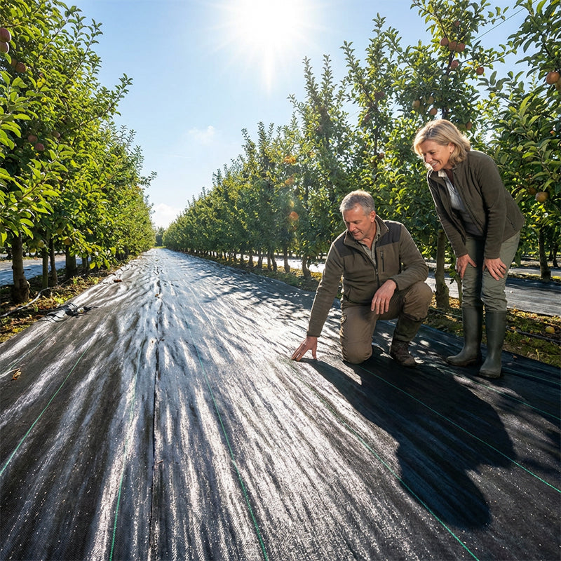 🌿 50 % RABAT NU! ⛏️ Ukrudtsdug – Blokerer sollys, åndbart og slidstærkt – Perfekt til blomsterbede og stier – gør det nemmere at luge 🌱✨