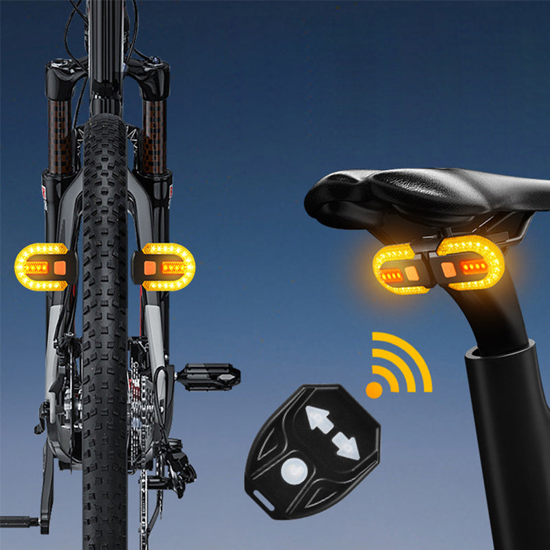 Trådløs fjernbetjening til cykelbaglygte