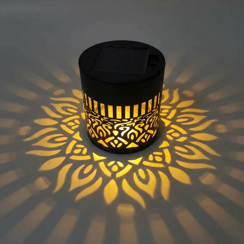 📢📢50% RABAT!!! ⏰ Solcelledrevet Mandala-projektorlampa