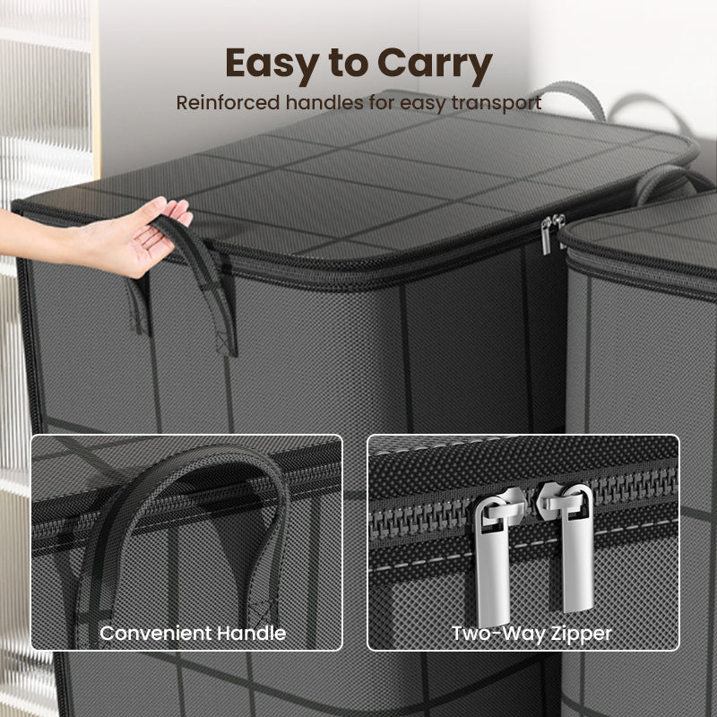 🧺 50 % RABAT NU! 🛏️ Støvdæksel til dyner & sengetøj – stor kapacitet, slidstærkt non-woven & sammenfoldeligt design – perfekt til sæsonopbevaring 🌿