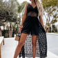 🎁Nyhed – 50% RABAT💥Dame Jumpsuit med Spaghettistropper – Løs, afslappet jumpsuit med cut-out design✨