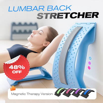 🩹 50% RABAT – FLASH SALE! ⚡ Lændestretcher – Ergonomisk støtte til rygsøjlen, justerbare strækniveauer, let og bærbar 🪑