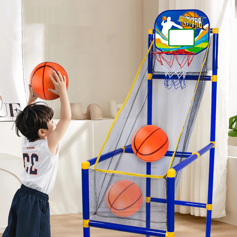 ⏰50 % RABAT LIGE NU!⛹️Hurtig levering 🚚💨Indendørs basketball-arkadespil til børn med 4 bolde🏀