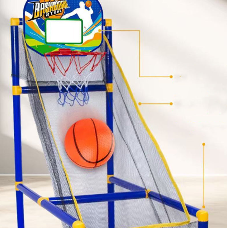 ⏰50 % RABAT LIGE NU!⛹️Hurtig levering 🚚💨Indendørs basketball-arkadespil til børn med 4 bolde🏀