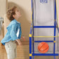 ⏰50 % RABAT LIGE NU!⛹️Hurtig levering 🚚💨Indendørs basketball-arkadespil til børn med 4 bolde🏀