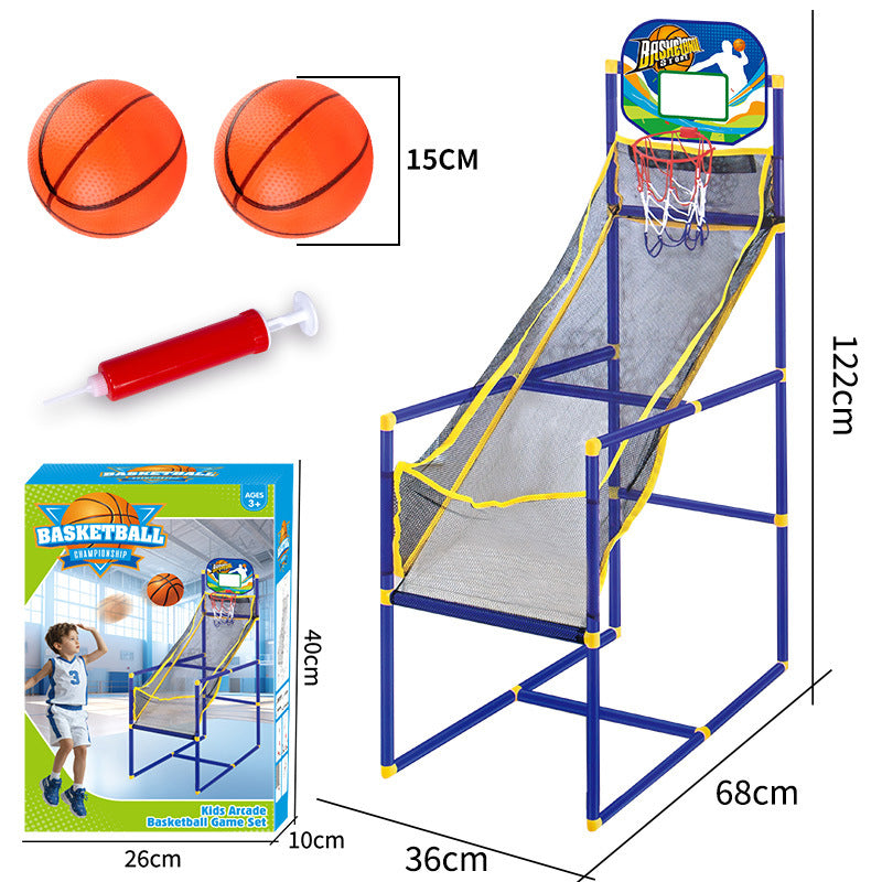 ⏰50 % RABAT LIGE NU!⛹️Hurtig levering 🚚💨Indendørs basketball-arkadespil til børn med 4 bolde🏀