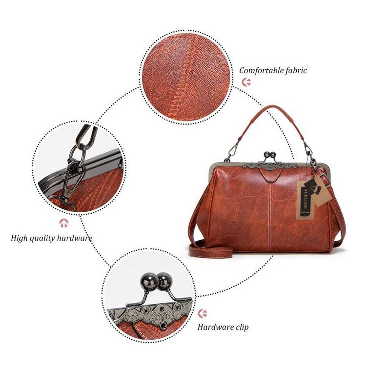 👜 Ny retro-modetaske med klips fra 2026👛En perfekt kombination af elegance og funktionalitet!
