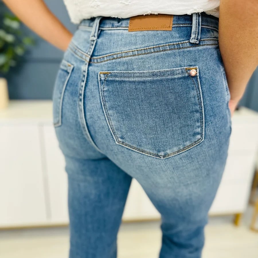Holy Grail Bootcut-jeans med mavekontrol 🔥👖