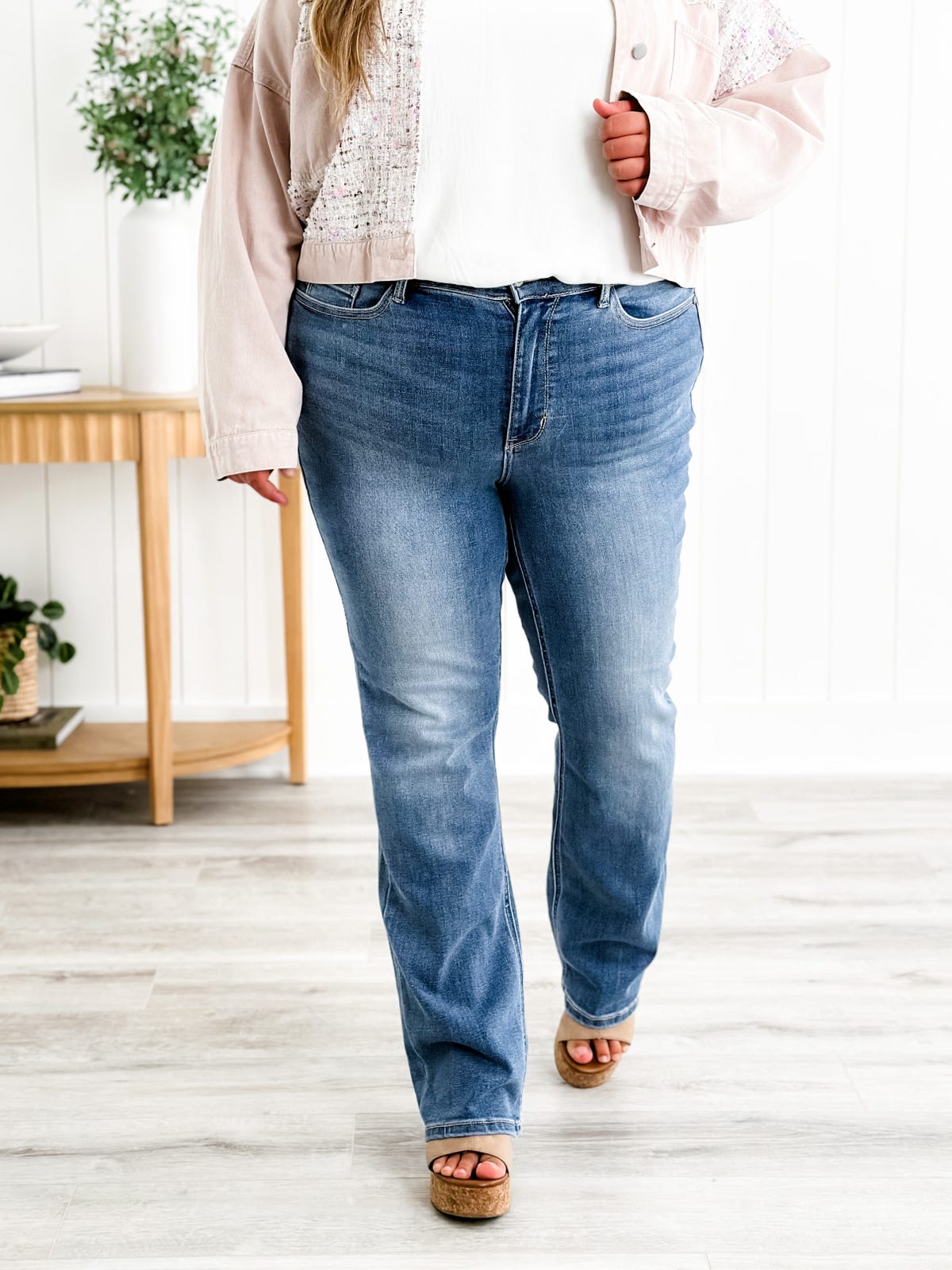 Holy Grail Bootcut-jeans med mavekontrol 🔥👖