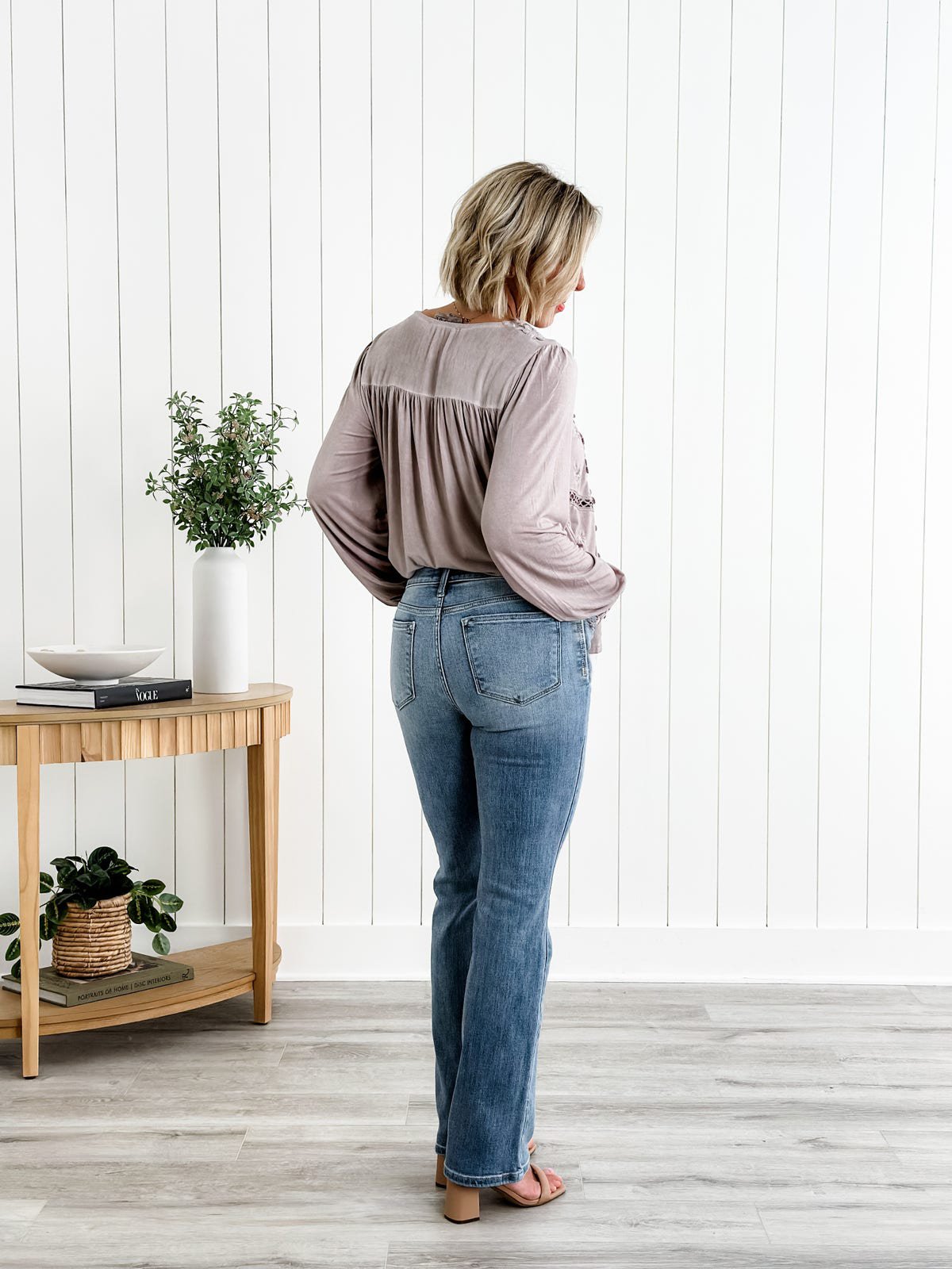 Holy Grail Bootcut-jeans med mavekontrol 🔥👖
