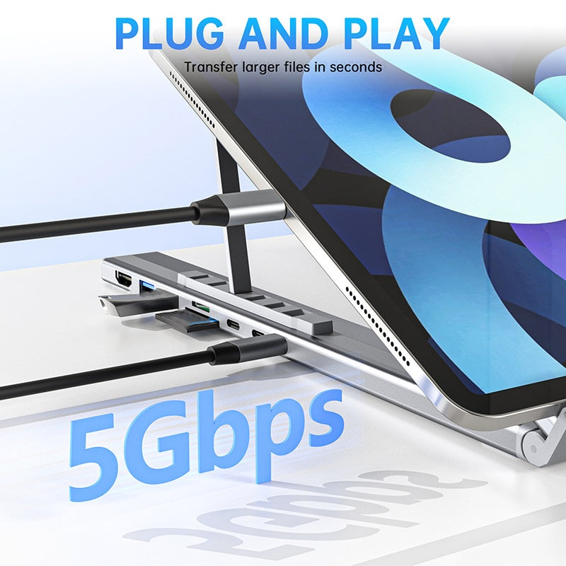 USB-C dockingstation til bærbar computer med 4K HDMI