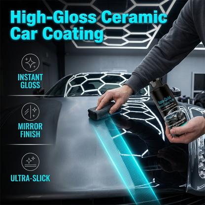 🚗 50% RABAT NU!💧 Højglans hydrofobisk nanokeramisk spray – spejlglans & vandbeskyttelse – skønhedsbehandling til bilen ✨