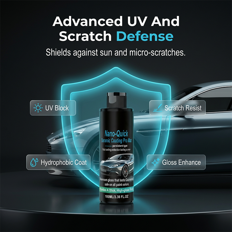🚗 50% RABAT NU!💧 Højglans hydrofobisk nanokeramisk spray – spejlglans & vandbeskyttelse – skønhedsbehandling til bilen ✨