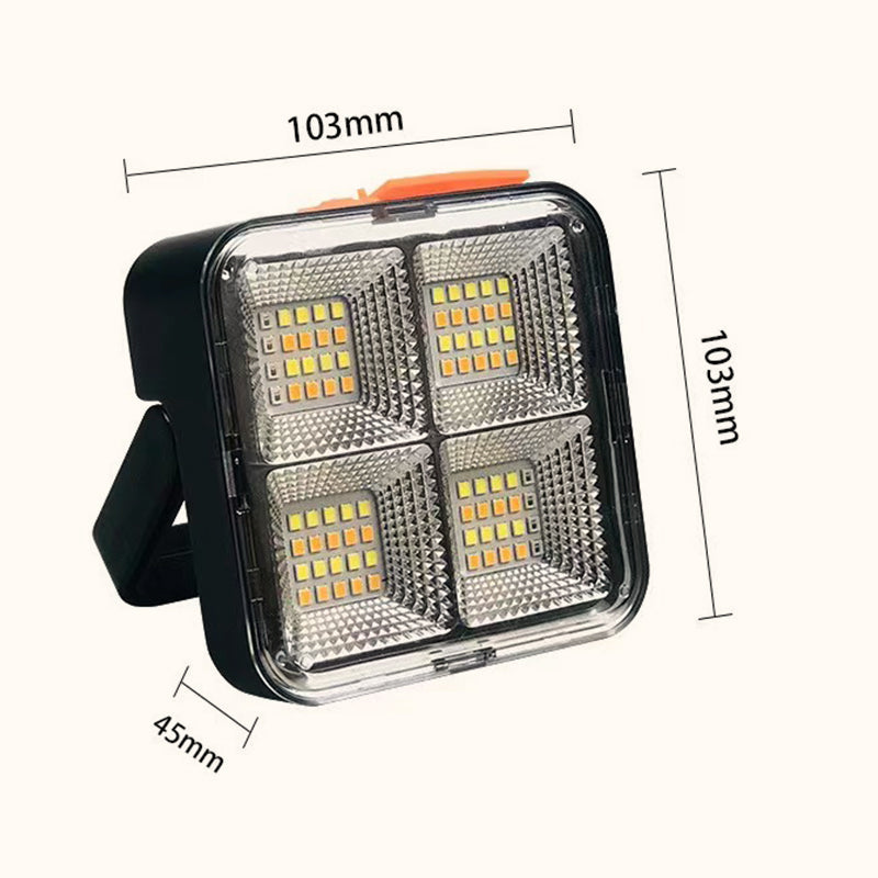 ☀️ Solopladelig LED-arbejdslampe