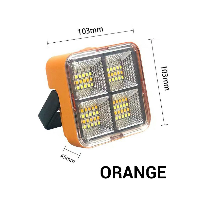 ☀️ Solopladelig LED-arbejdslampe