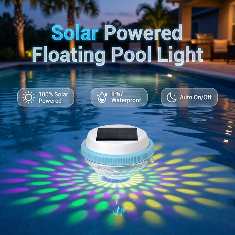 📉 Prisen er sat ned! Skynd dig før den bliver udsolgt 🏃‍♂️ LED solcelledrevet flydende poollampe