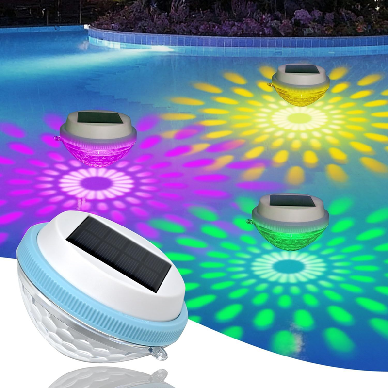 📉 Prisen er sat ned! Skynd dig før den bliver udsolgt 🏃‍♂️ LED solcelledrevet flydende poollampe