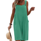🌸 Tidsbegrænset tilbud ✨ Ærmeløs jumpsuit med brede ben til sommerbrisen