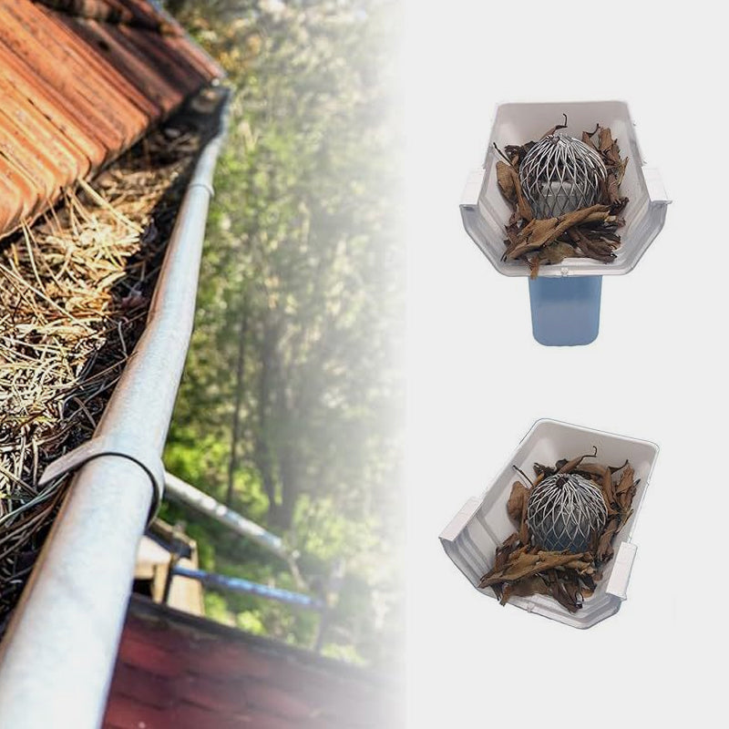 🍂 50 % RABAT NU! 🏠 Holdbare beskyttelsesgitre til nedløbsrør – aluminiumslegering, korrosionsbestandige & nemme at montere – blokerer blade & snavs ✨