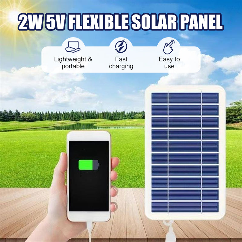 2W 5V fleksibelt solpanel