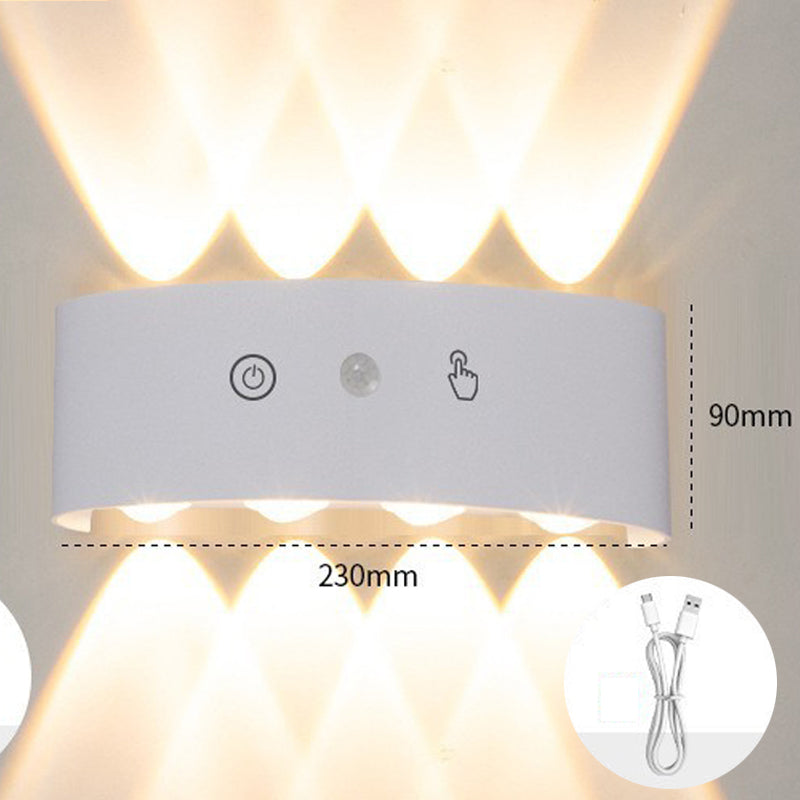 Genopladelig LED-natlampe med bevægelsessensor