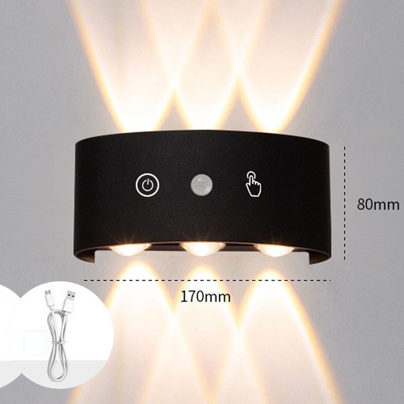 Genopladelig LED-natlampe med bevægelsessensor