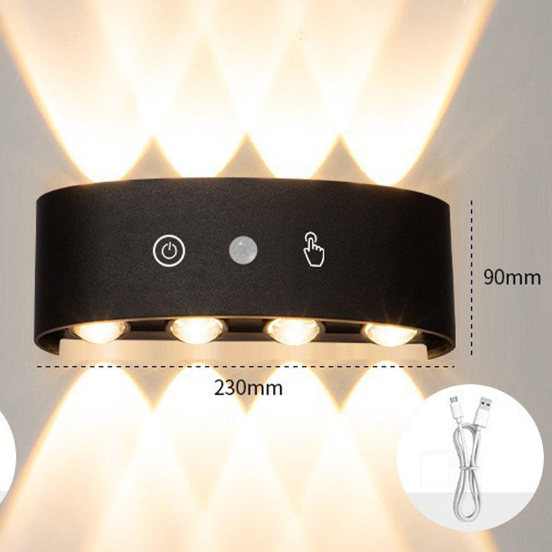 Genopladelig LED-natlampe med bevægelsessensor