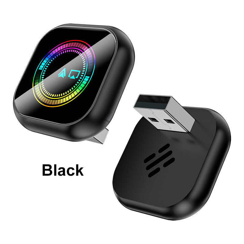 Trådløs biladapter med RGB-belysning