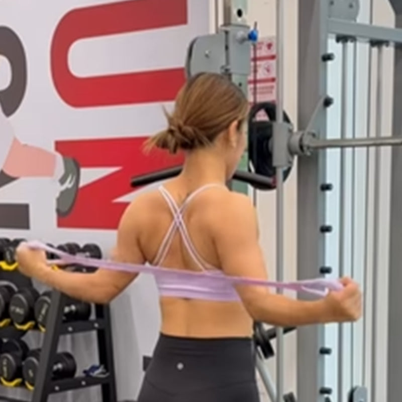 Ergonomisk holdningsbånd med dobbelt løkke – holdbart silikonebånd til ryg- og skuldertræning 🏋️‍♀️