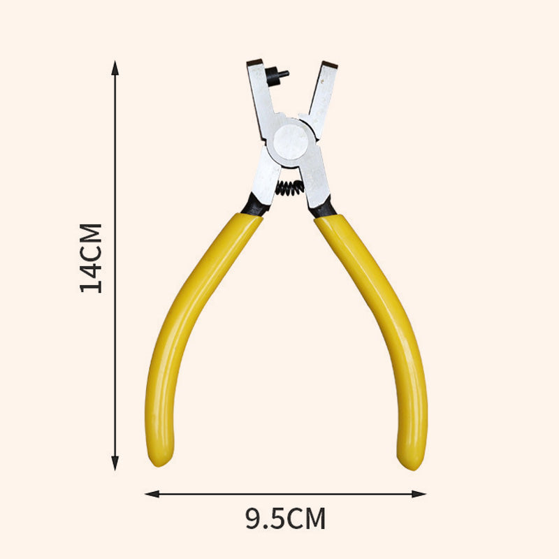 🎉 UDSALG 2026🔧 Bærbar hulstans til urremme – præcisionsstans, ergonomisk håndtag – ideel til læder og bælter ⌚✨