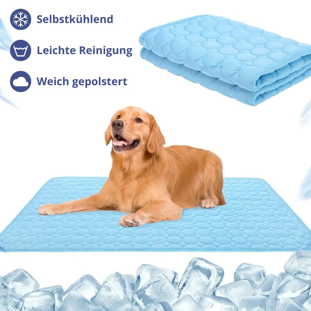 🐾 50% RABAT NU! ❄️ Premium kølemåtte til kæledyr – selvkølende, åndbar og vandtæt design 🐶