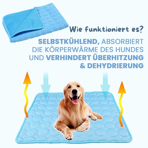 🐾 50% RABAT NU! ❄️ Premium kølemåtte til kæledyr – selvkølende, åndbar og vandtæt design 🐶