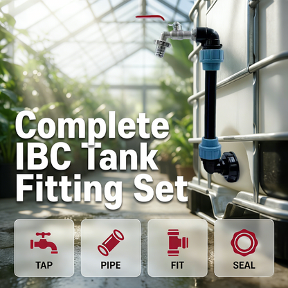 🛠️Komplet IBC-tank tilslutningssæt💧