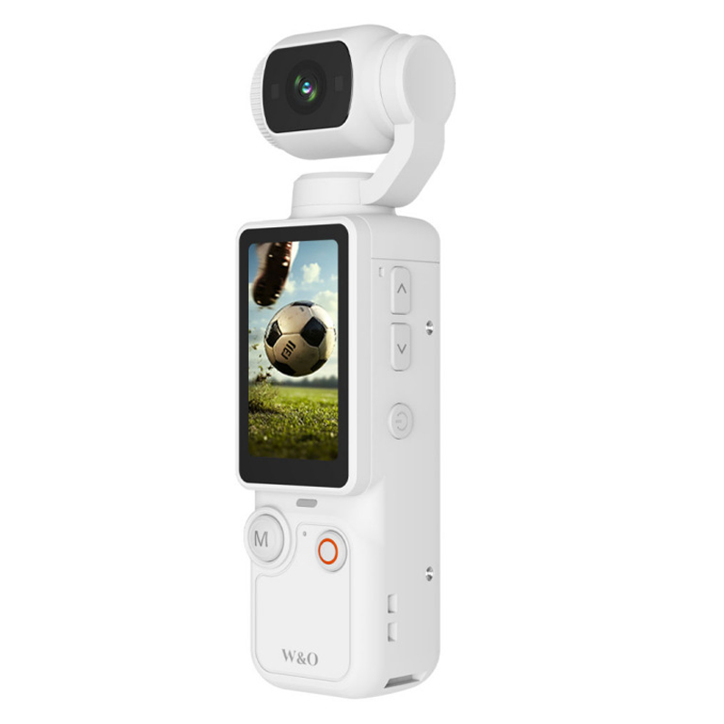 Lommekamera med gimbal og 1,9-tommers skærm