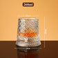 Unikt roterende drikkeglas | ✨ Visuelt spektakulært | 🎁 Perfekt gave til whiskyelskere 🥃