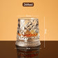 Unikt roterende drikkeglas | ✨ Visuelt spektakulært | 🎁 Perfekt gave til whiskyelskere 🥃