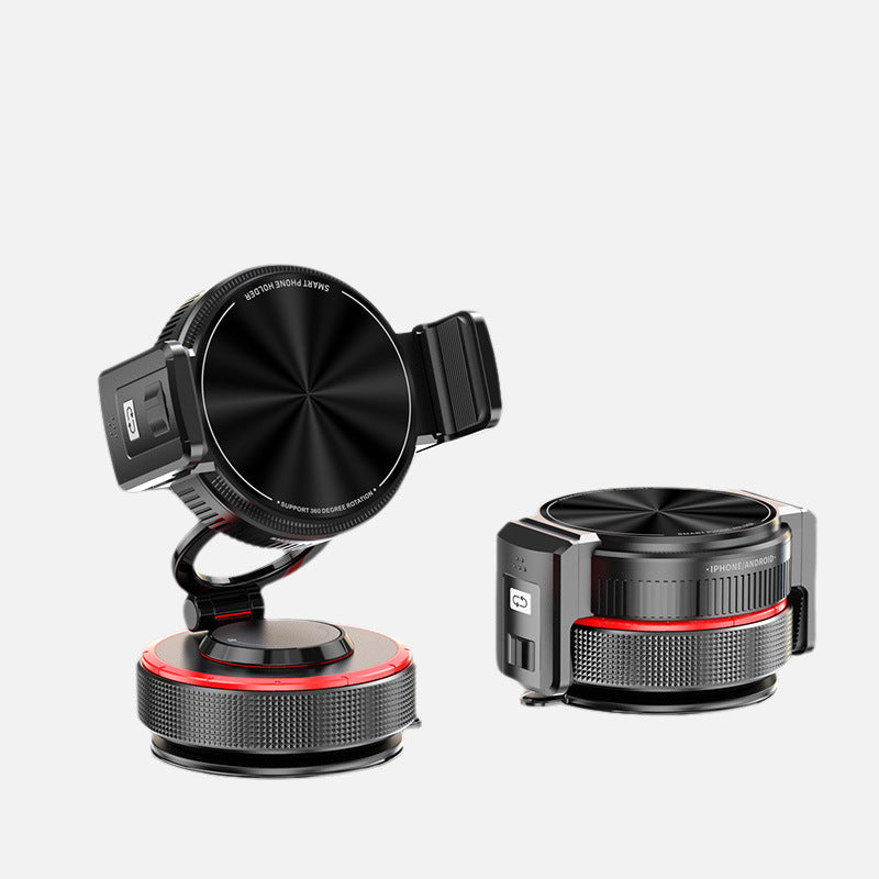 📢 50% RABAT NU! Magnetisk bilholder med vakuumsugekop – N55 & 1080° rotation