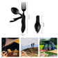 🍴 55% RABAT NU! 🏕️ 4-i-1 sammenklappeligt bestiksæt i rustfrit stål – perfekt til camping, vandring og rejser 🎒