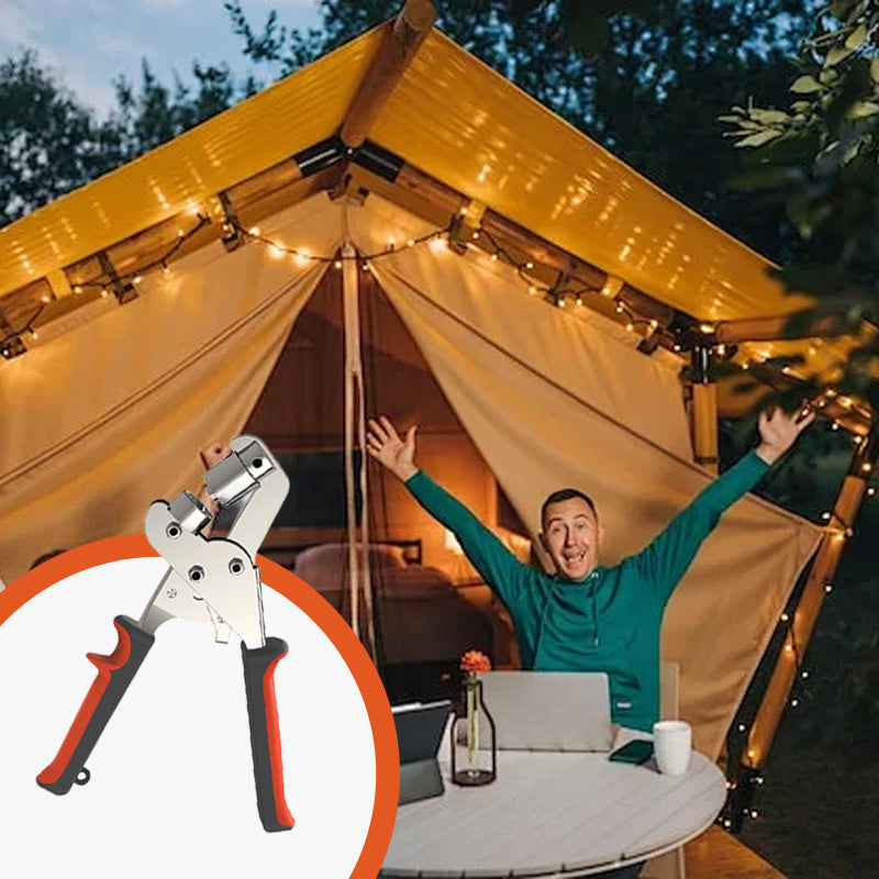 🛠️✨ Kraftig øjentang 10,5 mm med øjer | Håndholdt hultang