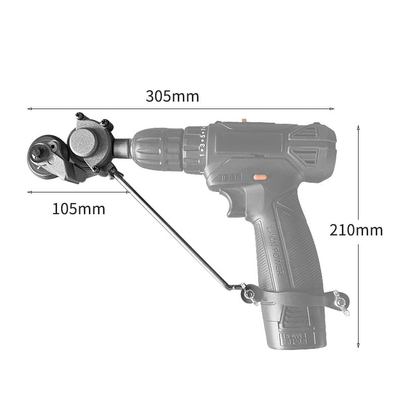 ⚡ 50 % RABAT NU! ✨ Pladesaks til boremaskine – 3-i-1-værktøj til stål, aluminium og kobber 🔧💥