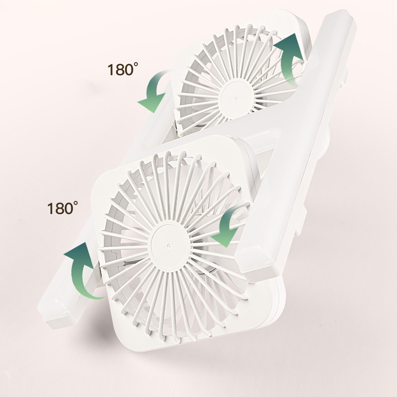 🌬️✨ Dobbelt loftventilator med LED-lys – moderne design med fjernbetjening til stue og soveværelse