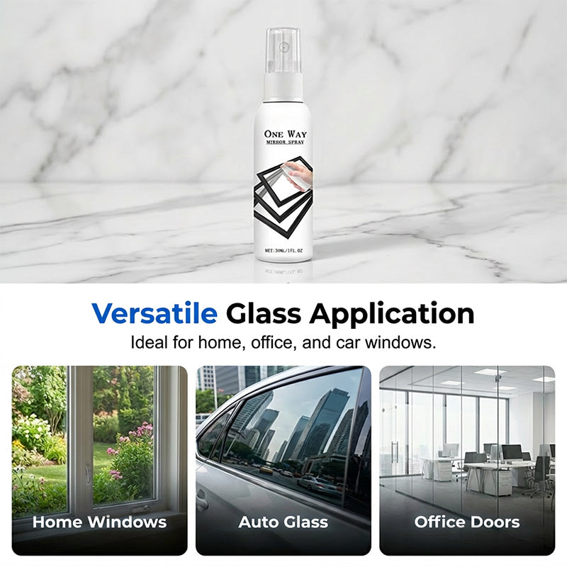 🚗 50% RABAT – Reflekterende Vinduesspray | Til Hjem & Bil, Forbedret Privatliv om Natten & Nem Påføring ✨