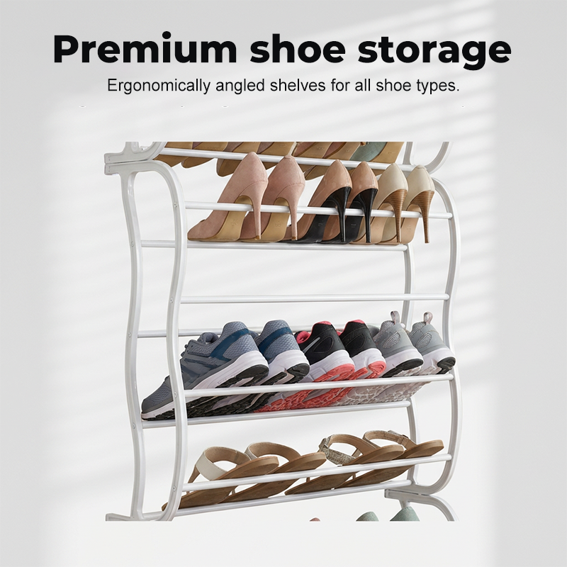 👟50 % RABAT NU! 🏆 Skoreol til ophæng over døren – 24 lommer & montering uden værktøj – passer til standarddøre, plads til op til 24 par – perfekt til entré eller garderobe 🚪✨