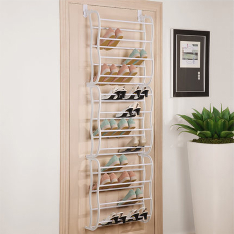 👟50 % RABAT NU! 🏆 Skoreol til ophæng over døren – 24 lommer & montering uden værktøj – passer til standarddøre, plads til op til 24 par – perfekt til entré eller garderobe 🚪✨