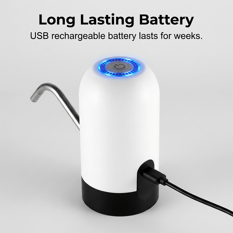 🔥🎁Nyhed 50 % RABAT🔥Genopladelig elektrisk væskepumpe til vand og olie