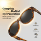 🕶️👓 Til brillebrugere: Disse oversized solbriller passer over dine egne briller og giver dig et filmstjernelook – ingen dyre clip-ons og ingen generende linser!