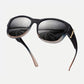 🕶️👓 Til brillebrugere: Disse oversized solbriller passer over dine egne briller og giver dig et filmstjernelook – ingen dyre clip-ons og ingen generende linser!