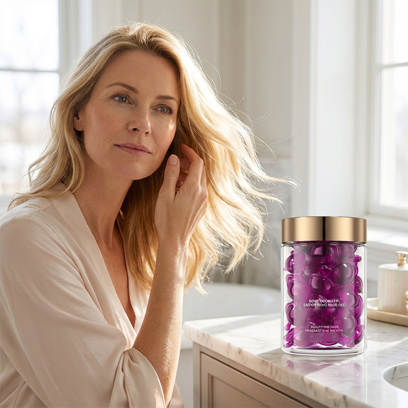 🌿Dybdeplejende hårmaske – beriget med æteriske olier og reparerende pleje til skadet hår ✨💆‍♀️🛡️