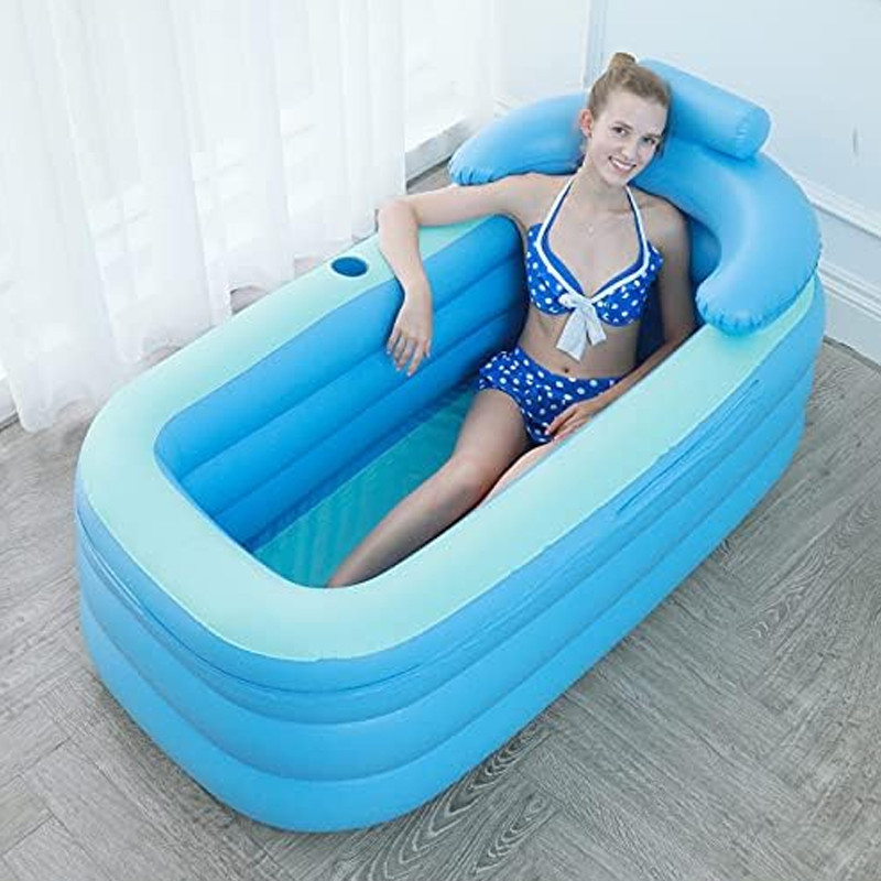 🛀✨ 50% RABAT! Oppusteligt badekar til voksne – bærbar wellness-oase til have, altan eller hjem 💧